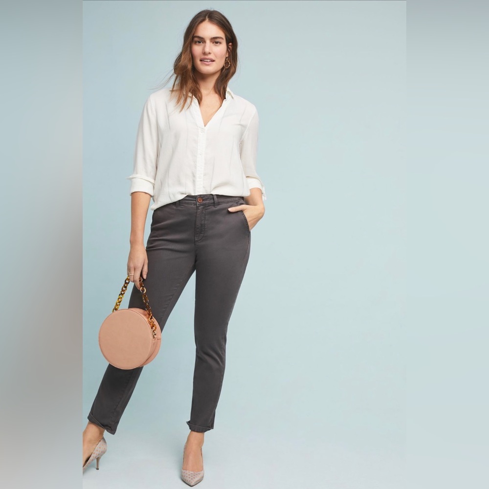 VGUC Anthropologie relaxed chino pants, sz 20W